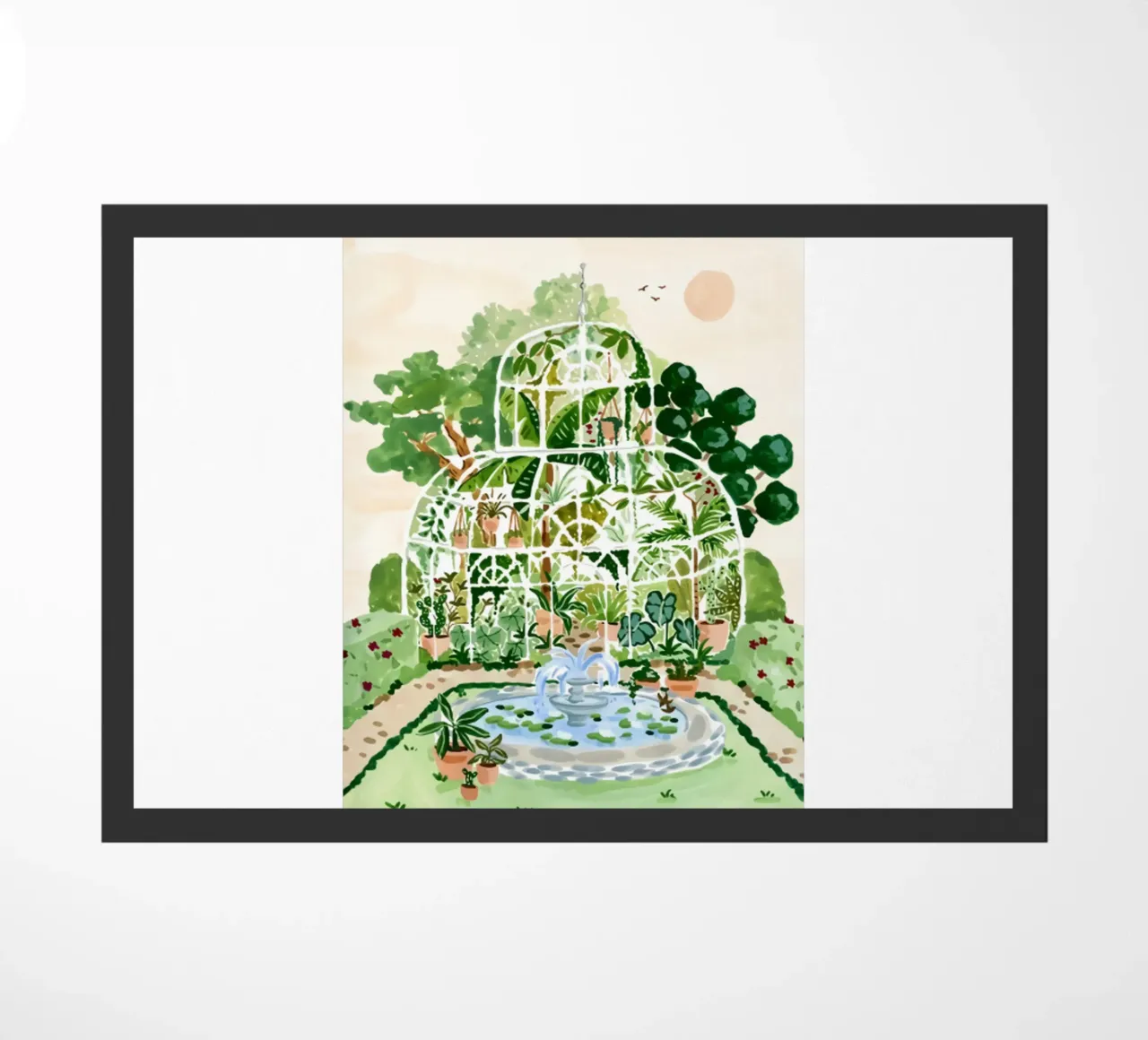 Acquerello botanico a guazzo zerbino da janna shop