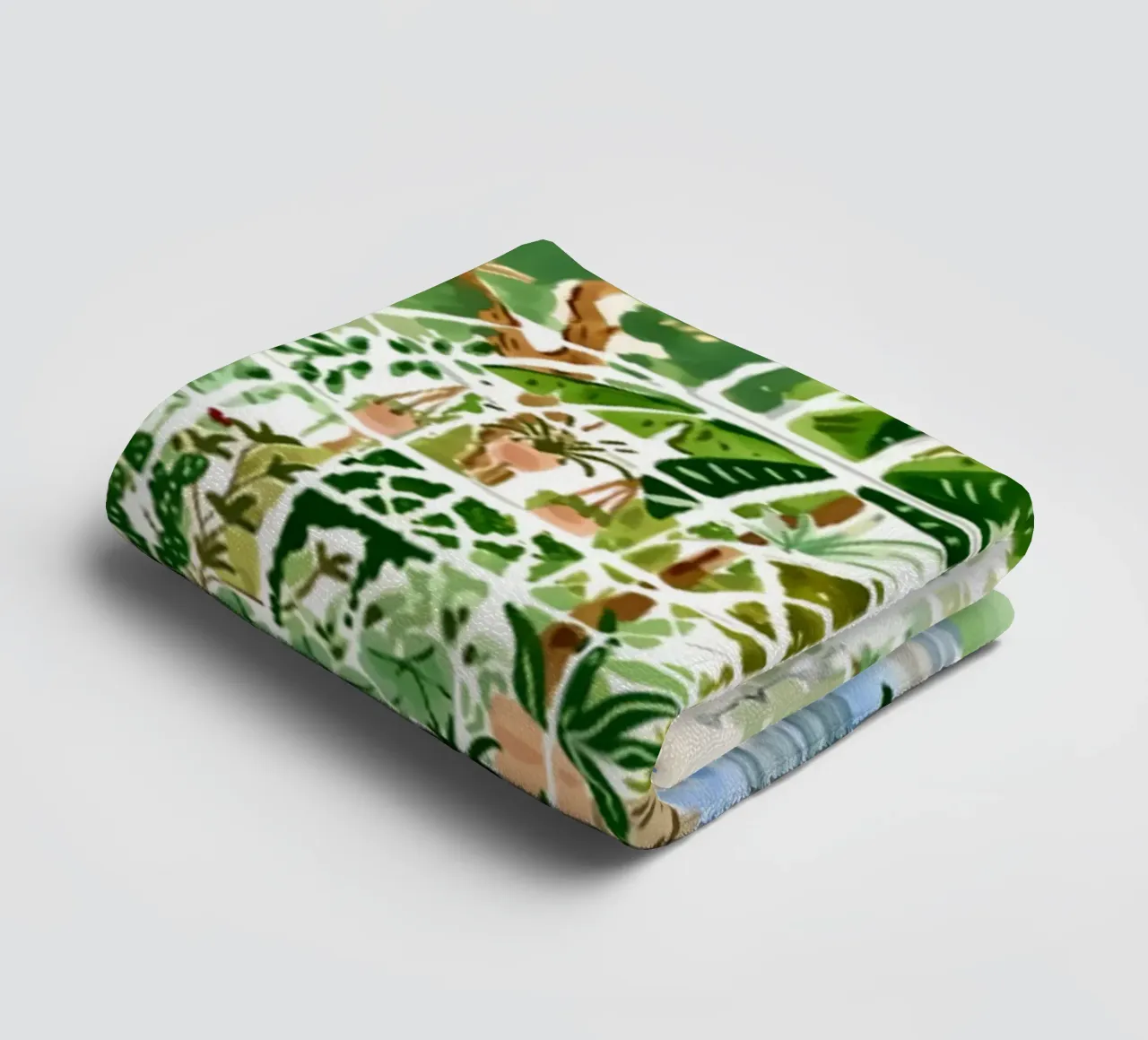 Acquerello botanico a guazzo asciugamano da bagno da janna shop