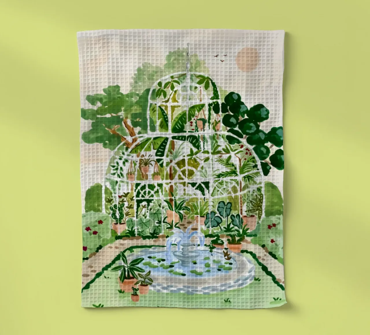 Acquerello botanico a guazzo canovaccio da cucina da janna shop