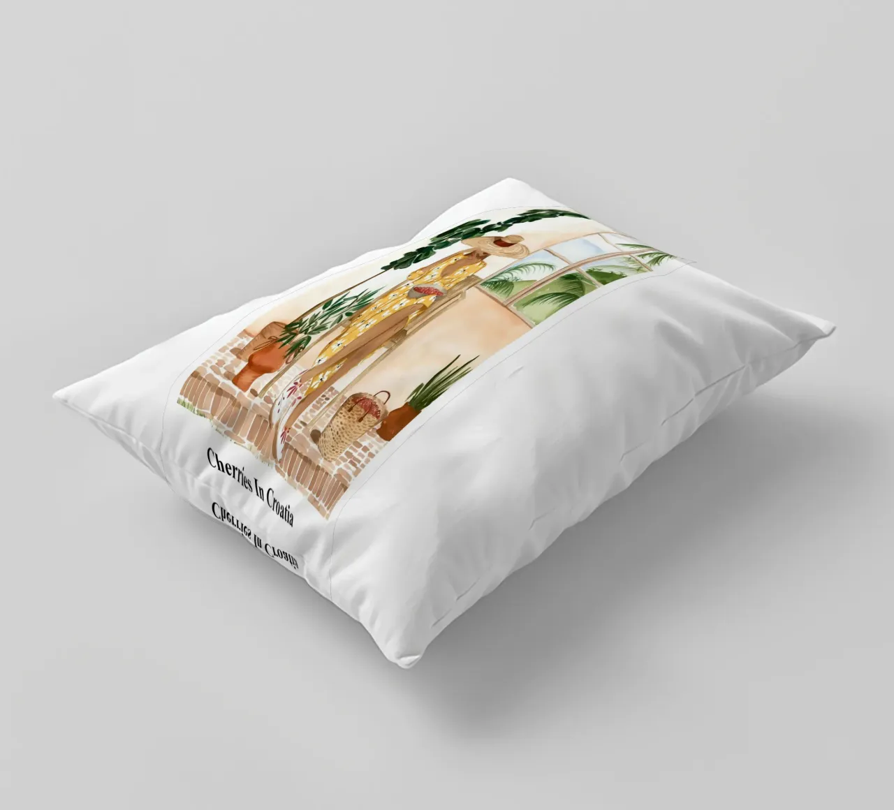 Ciliegie in Croazia cuscino da janna shop