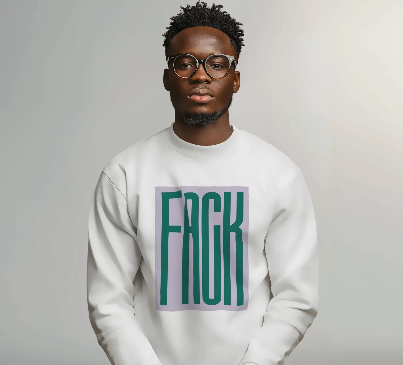 FACK sweatshirt van PurePeachStudio