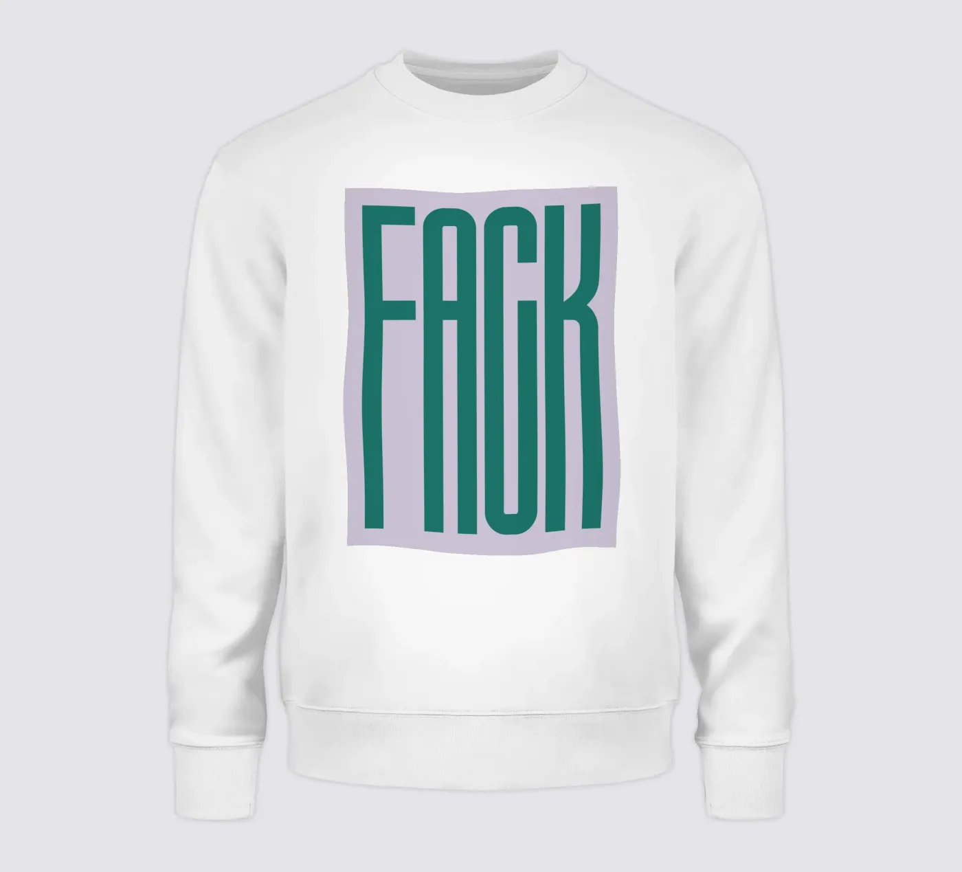 FACK sweatshirt van PurePeachStudio