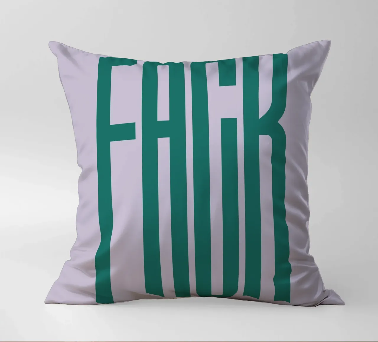 FACK cuscino da PurePeachStudio