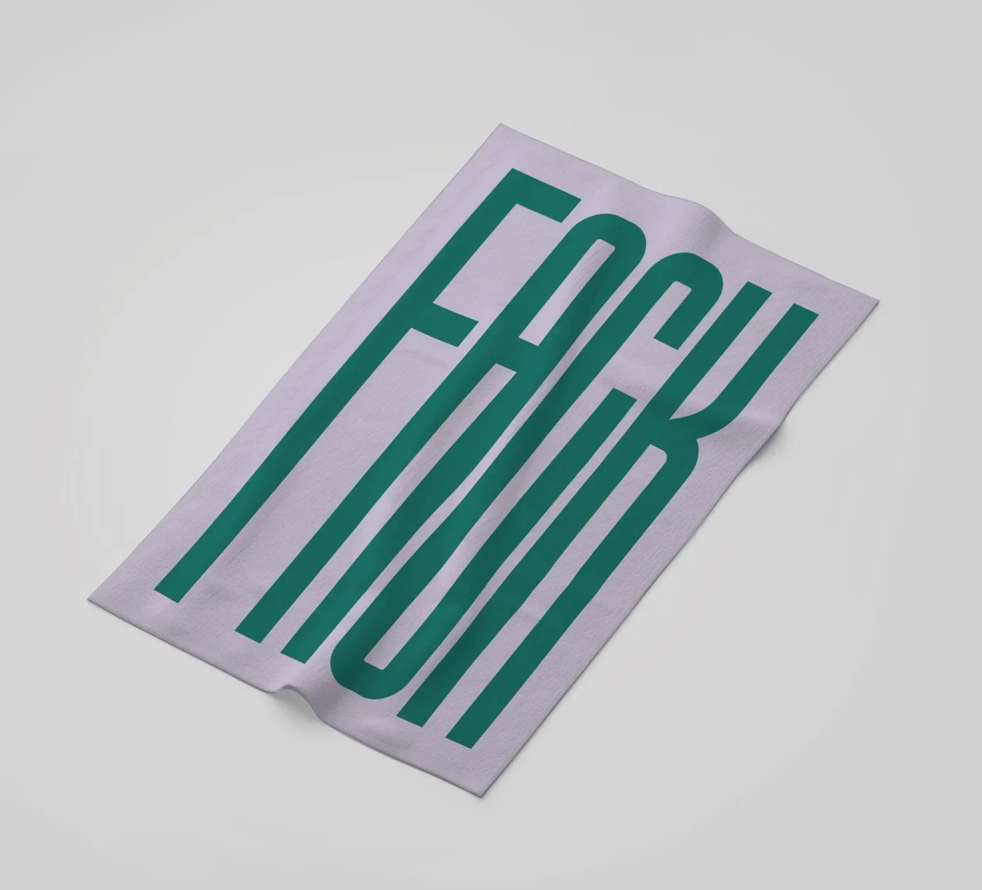 FACK Strandtuch von PurePeachStudio