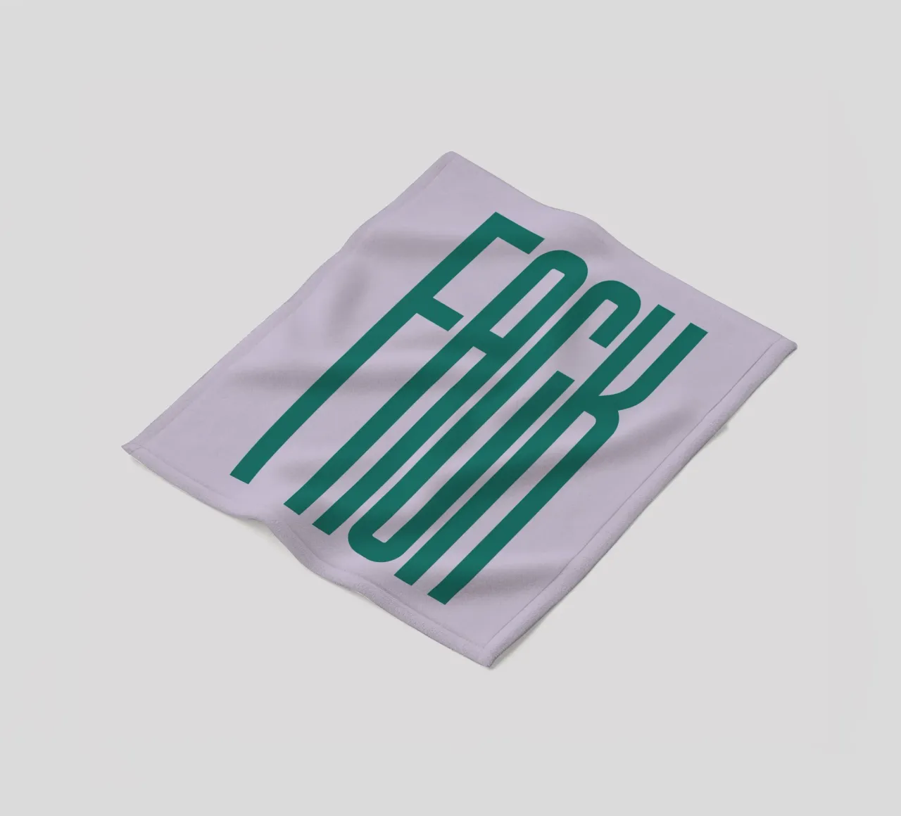 FACK Fleecedecke von PurePeachStudio