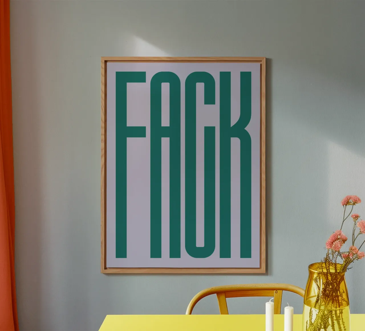 FACK forex plate by PurePeachStudio
