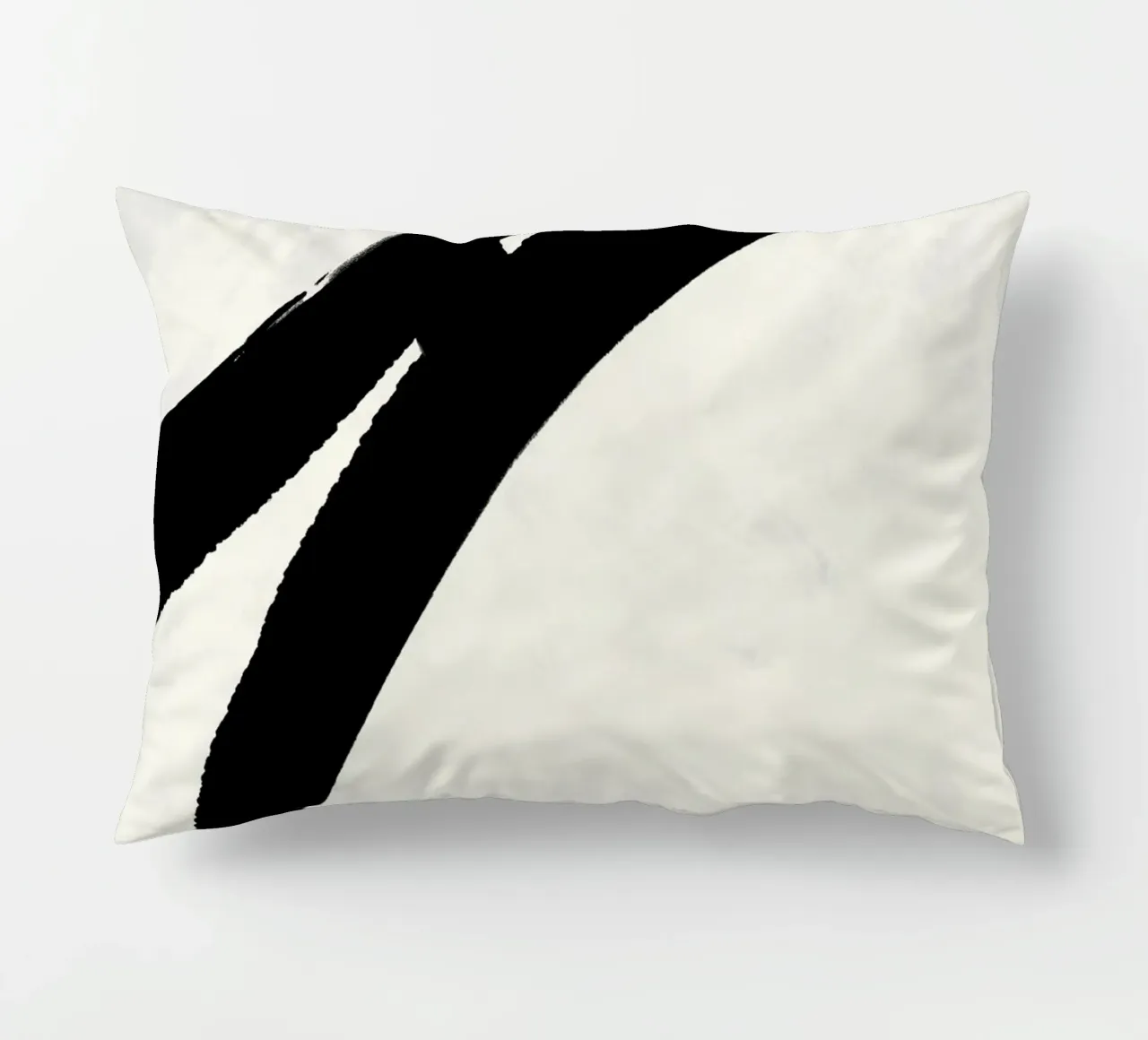 Black Strokes No 10 cuscino da treechild