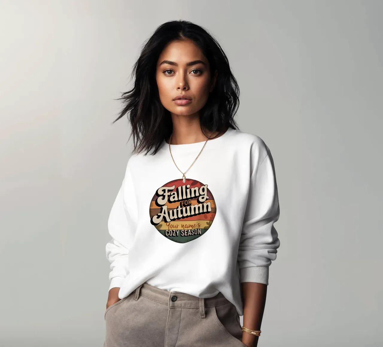 Falling for Autumn - da personalizzare felpa da 20 Farben