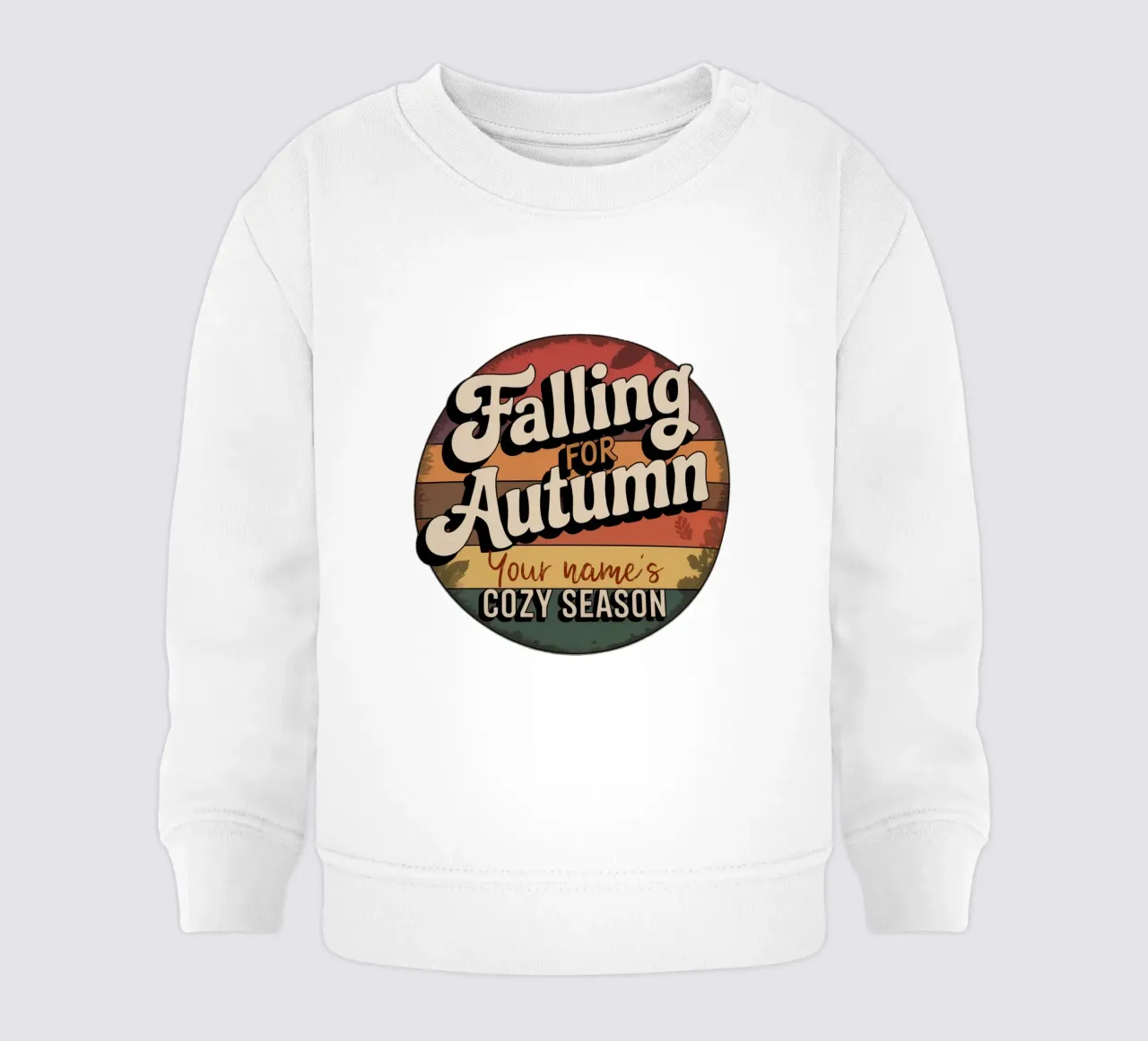 Falling for Autumn - da personalizzare felpa neonato da 20 Farben