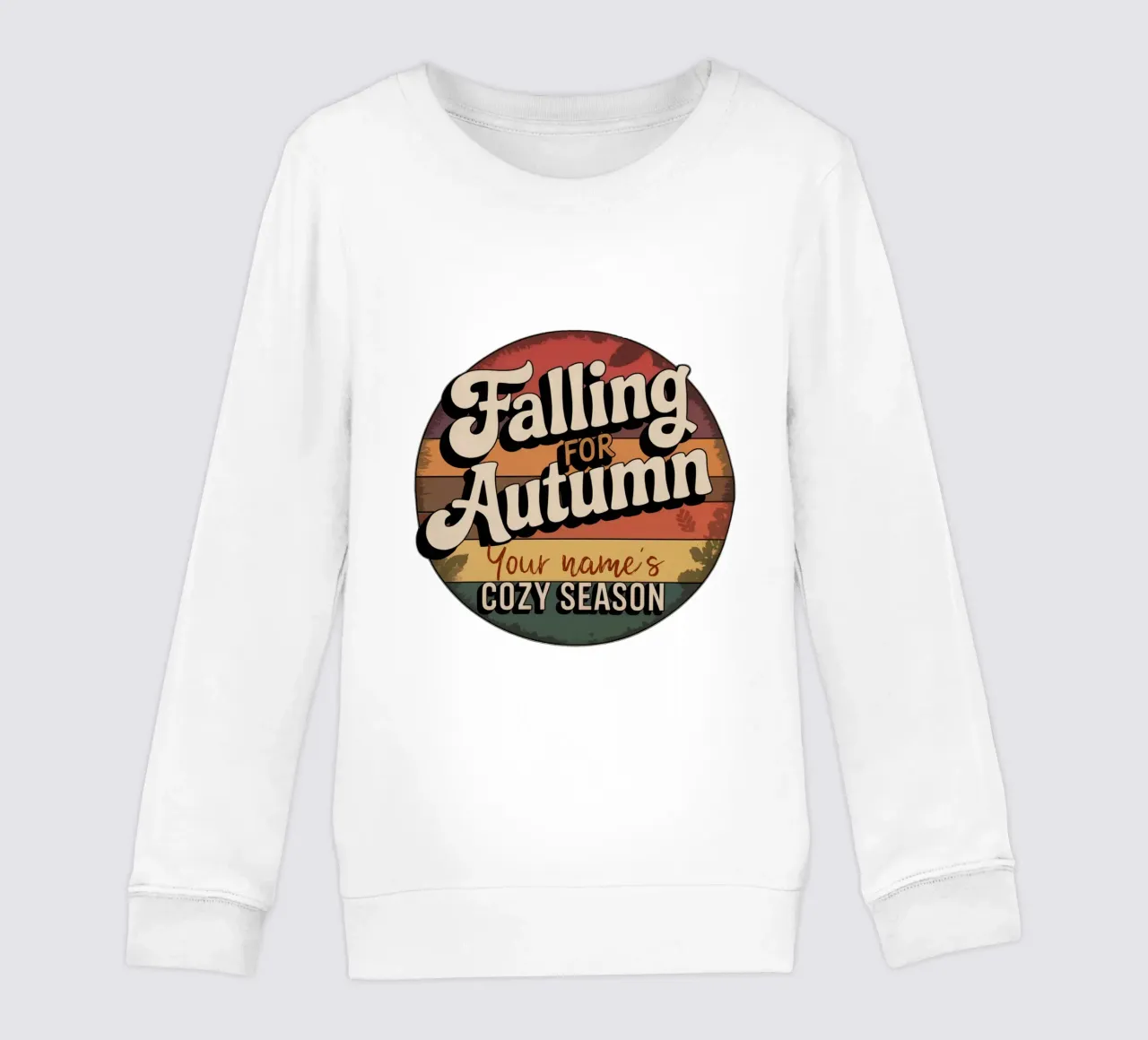 Falling for Autumn - da personalizzare felpa bambino da 20 Farben