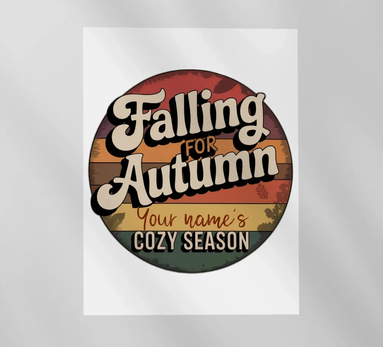 Falling for Autumn - da personalizzare pellicola backlit da 20 Farben