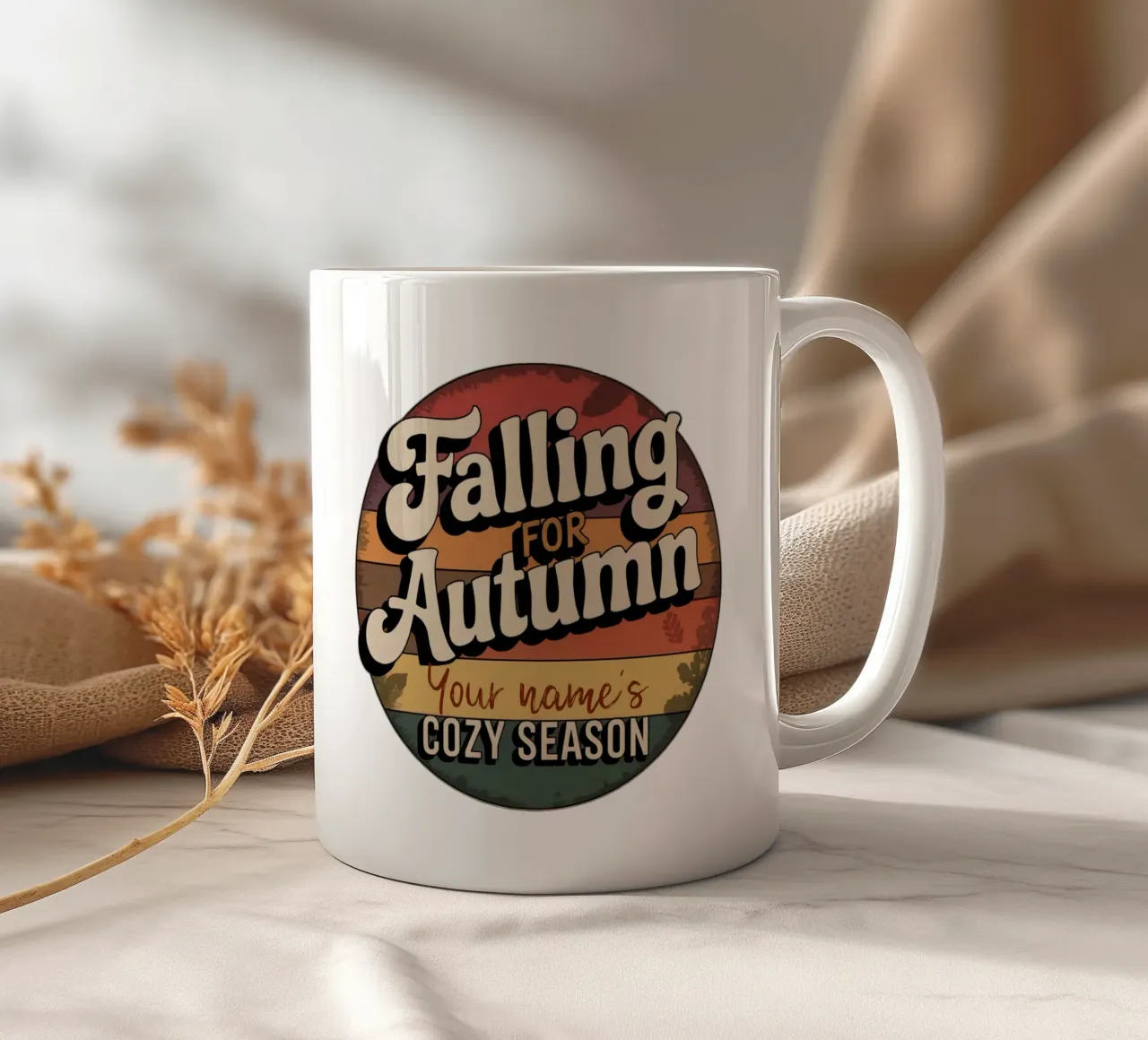 Falling for Autumn - da personalizzare tazza in ceramica da 20 Farben