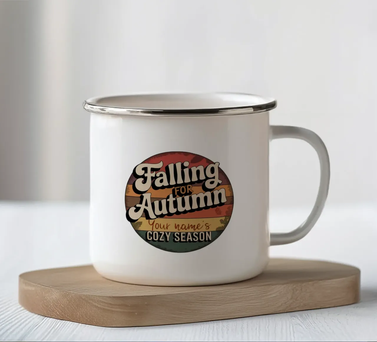 Falling for Autumn - da personalizzare tazza in smalto da 20 Farben