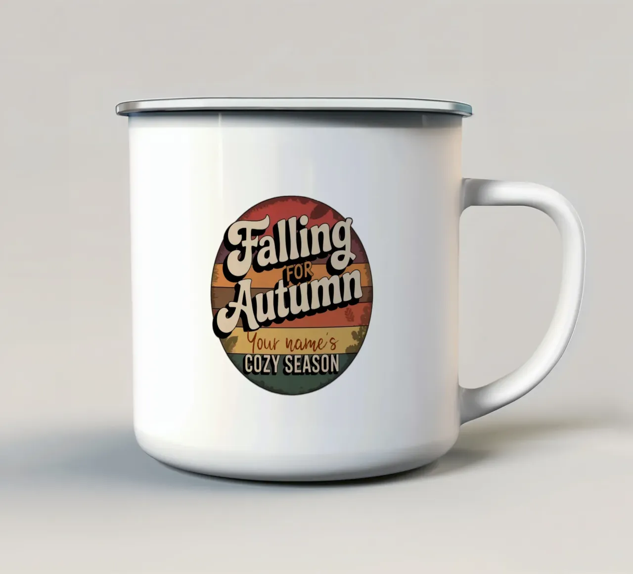 Falling for Autumn - da personalizzare tazza in smalto da 20 Farben