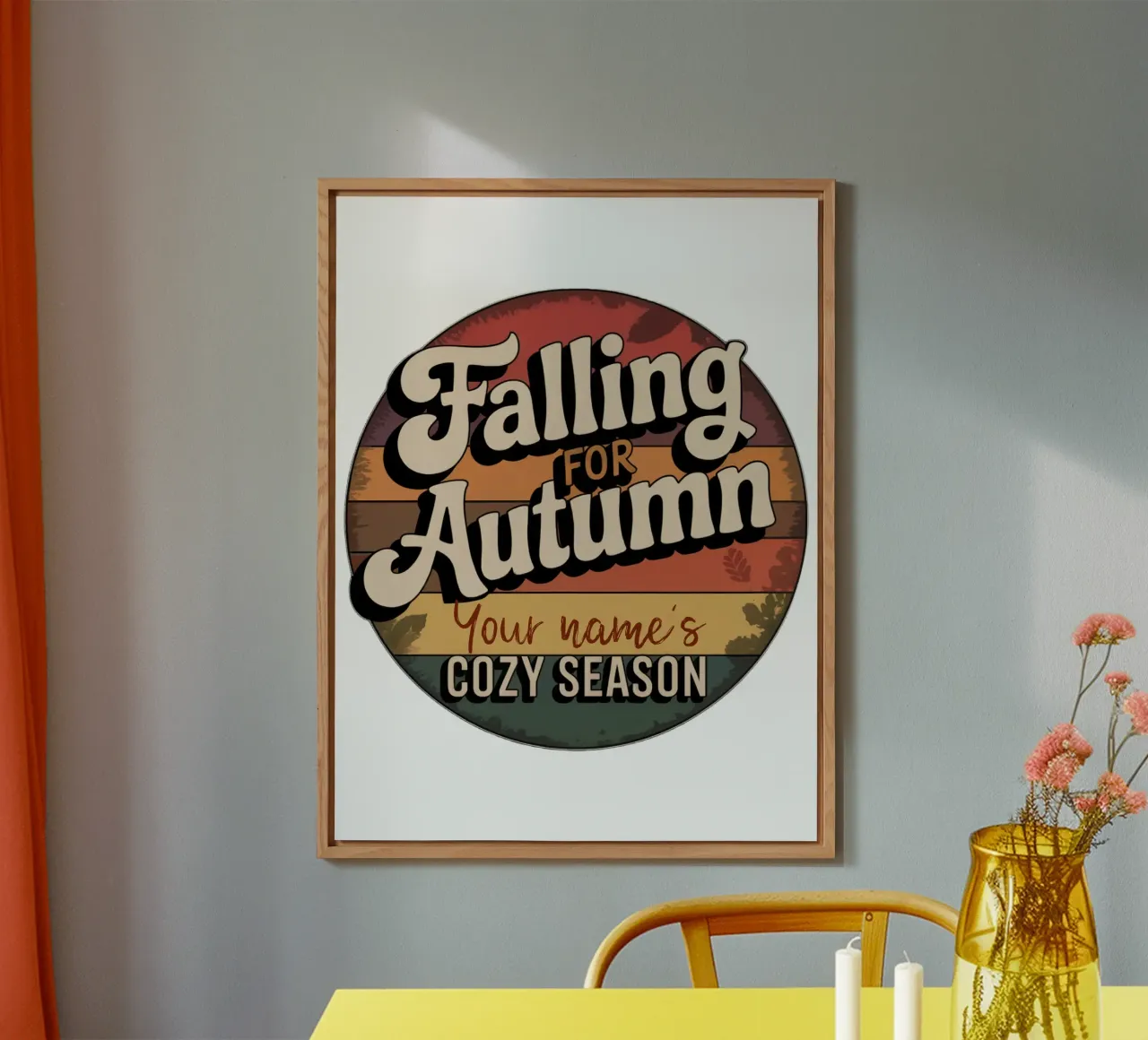 Falling for Autumn - da personalizzare alluminio dibond da 20 Farben