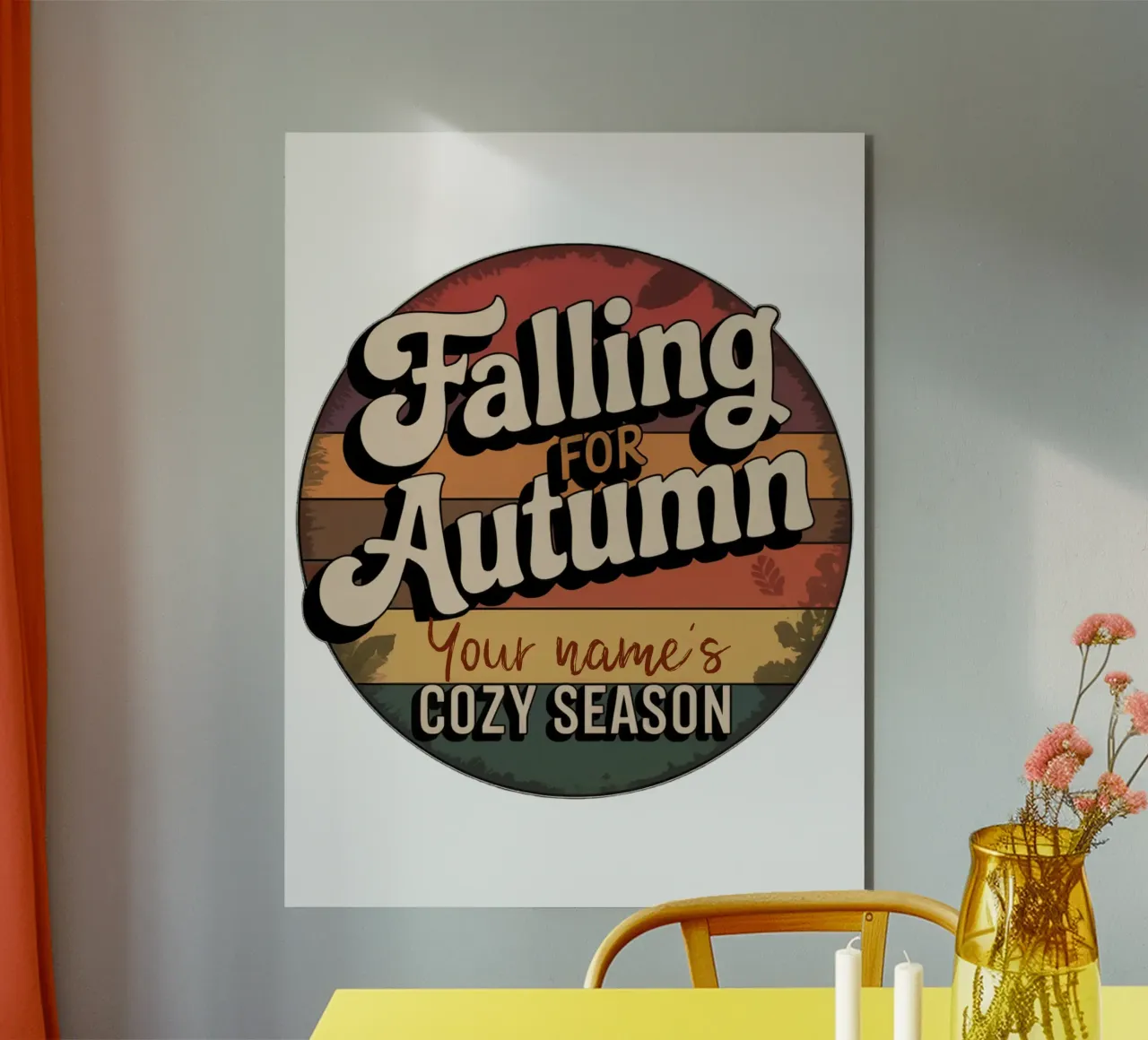 Falling for Autumn - da personalizzare alluminio dibond da 20 Farben