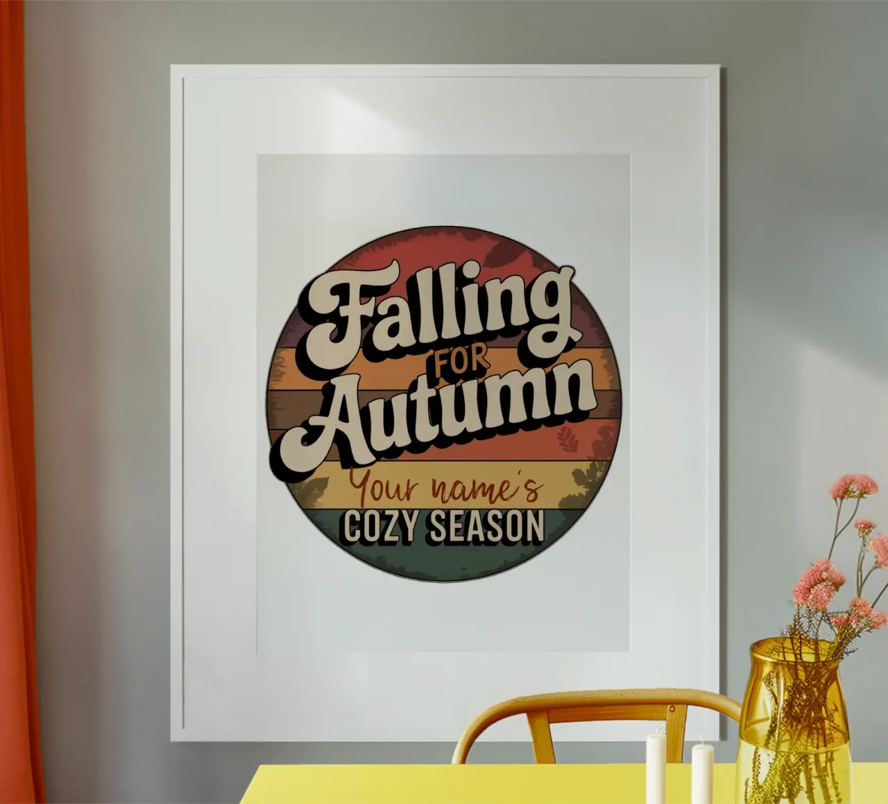 Falling for Autumn - da personalizzare carta hahnemühle da 20 Farben