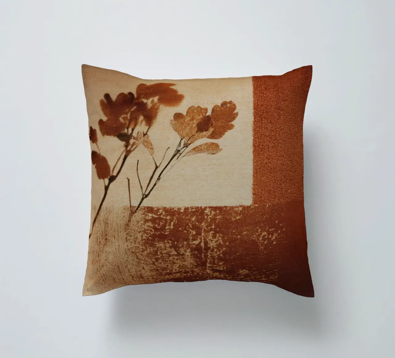 Golden Autumn Shadows cuscino da Geometrica