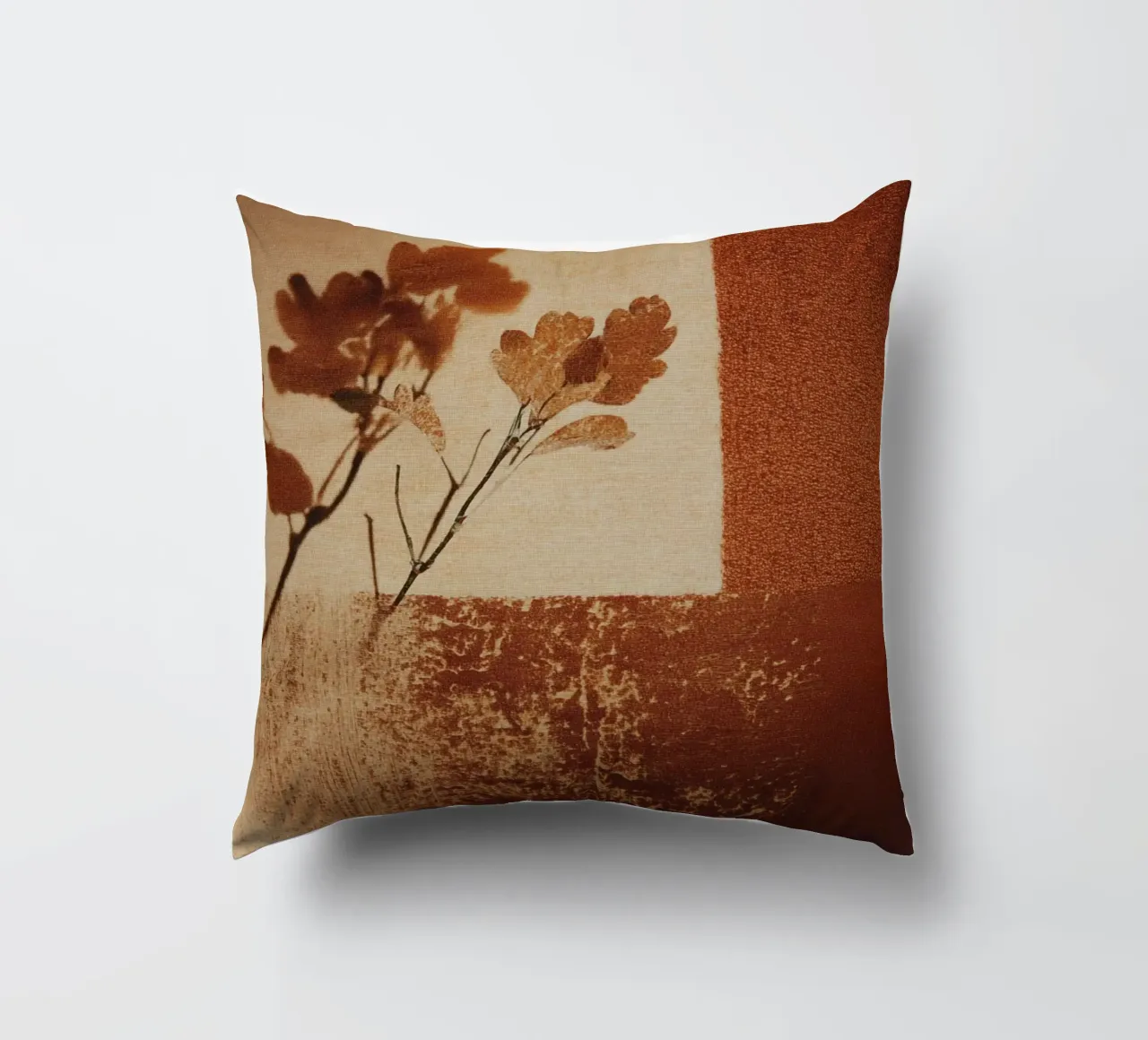 Golden Autumn Shadows cuscino da Geometrica