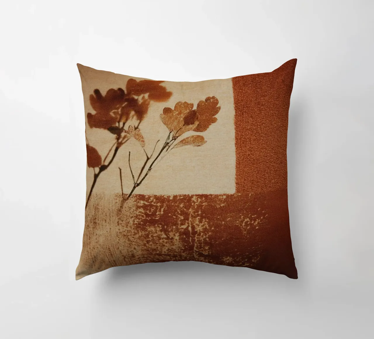 Golden Autumn Shadows cuscino da Geometrica