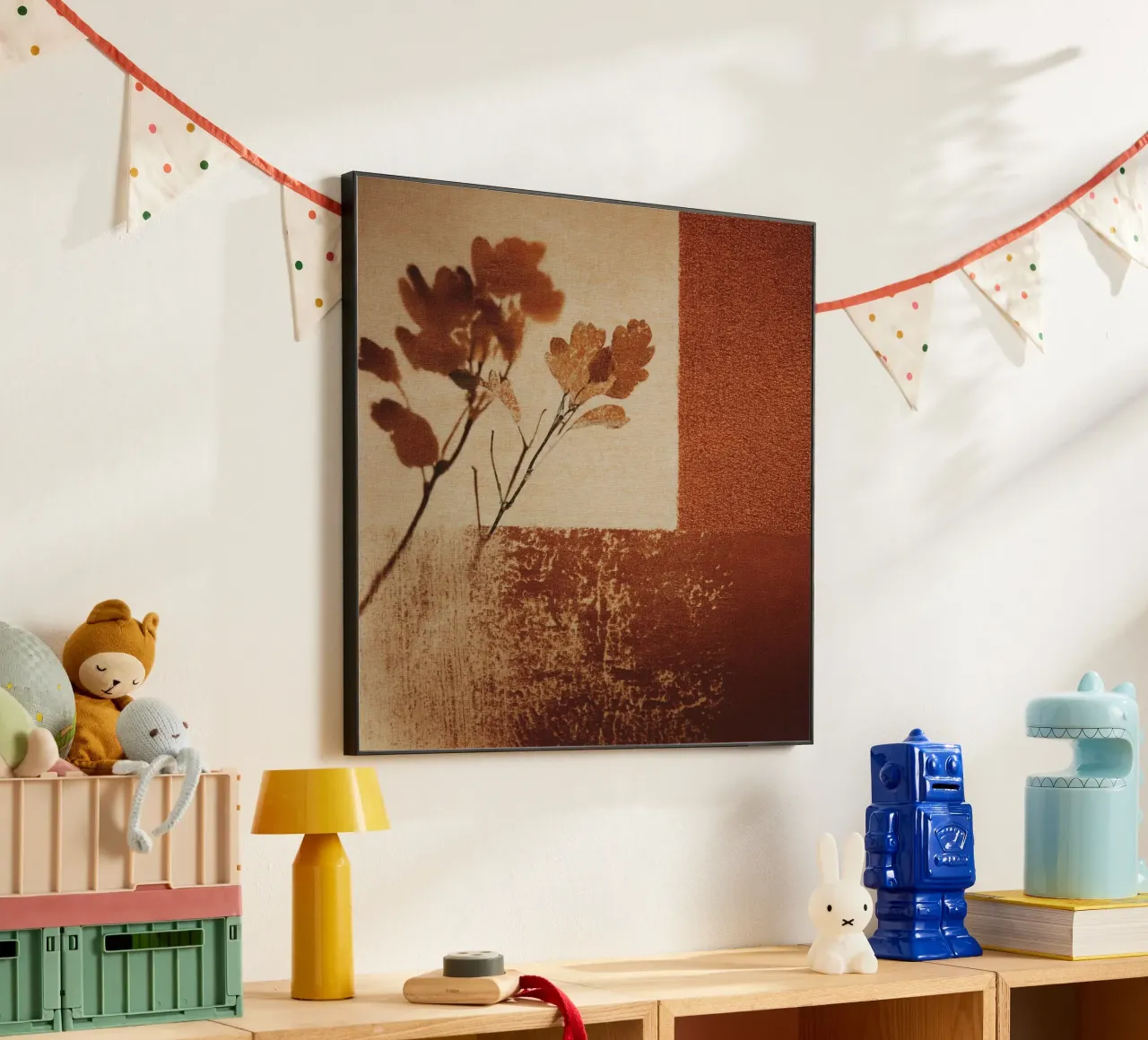 Golden Autumn Shadows alluminio dibond da Geometrica
