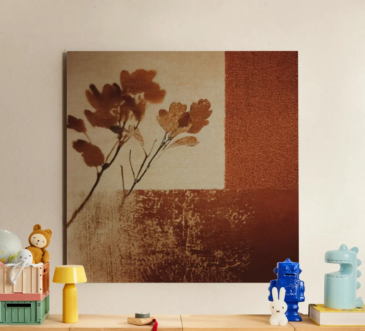 Golden Autumn Shadows alluminio dibond da Geometrica