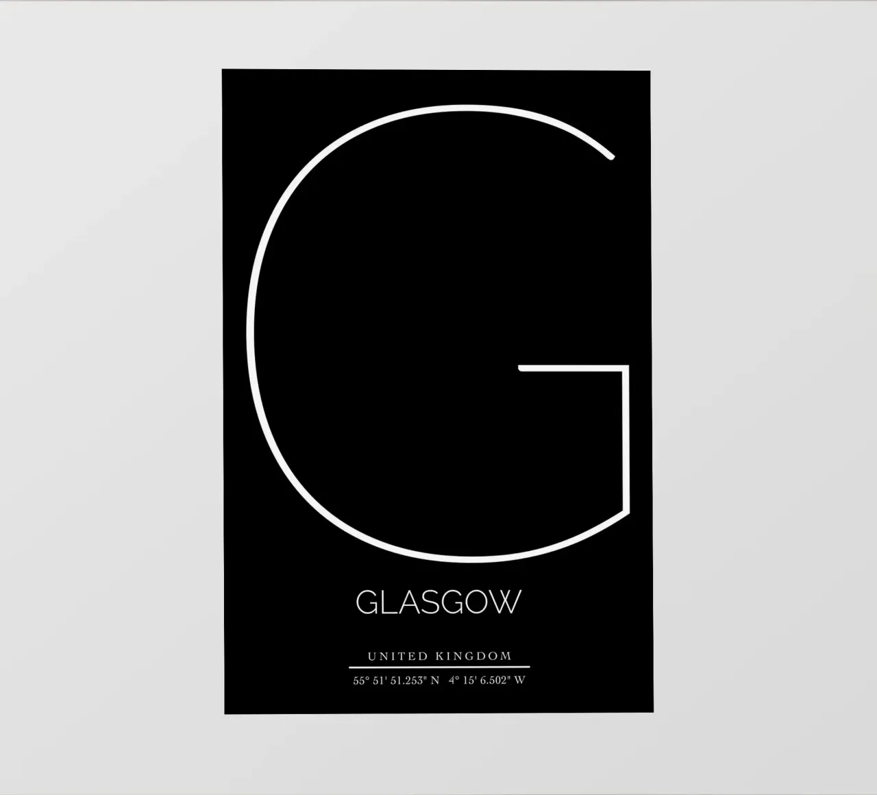 GLASGOW - black telo in pvc da CityLights