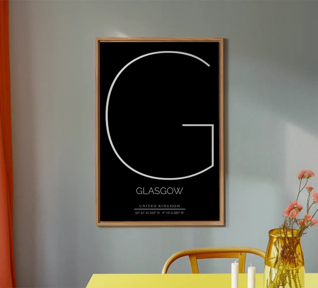 GLASGOW - black alu-dibond by CityLights