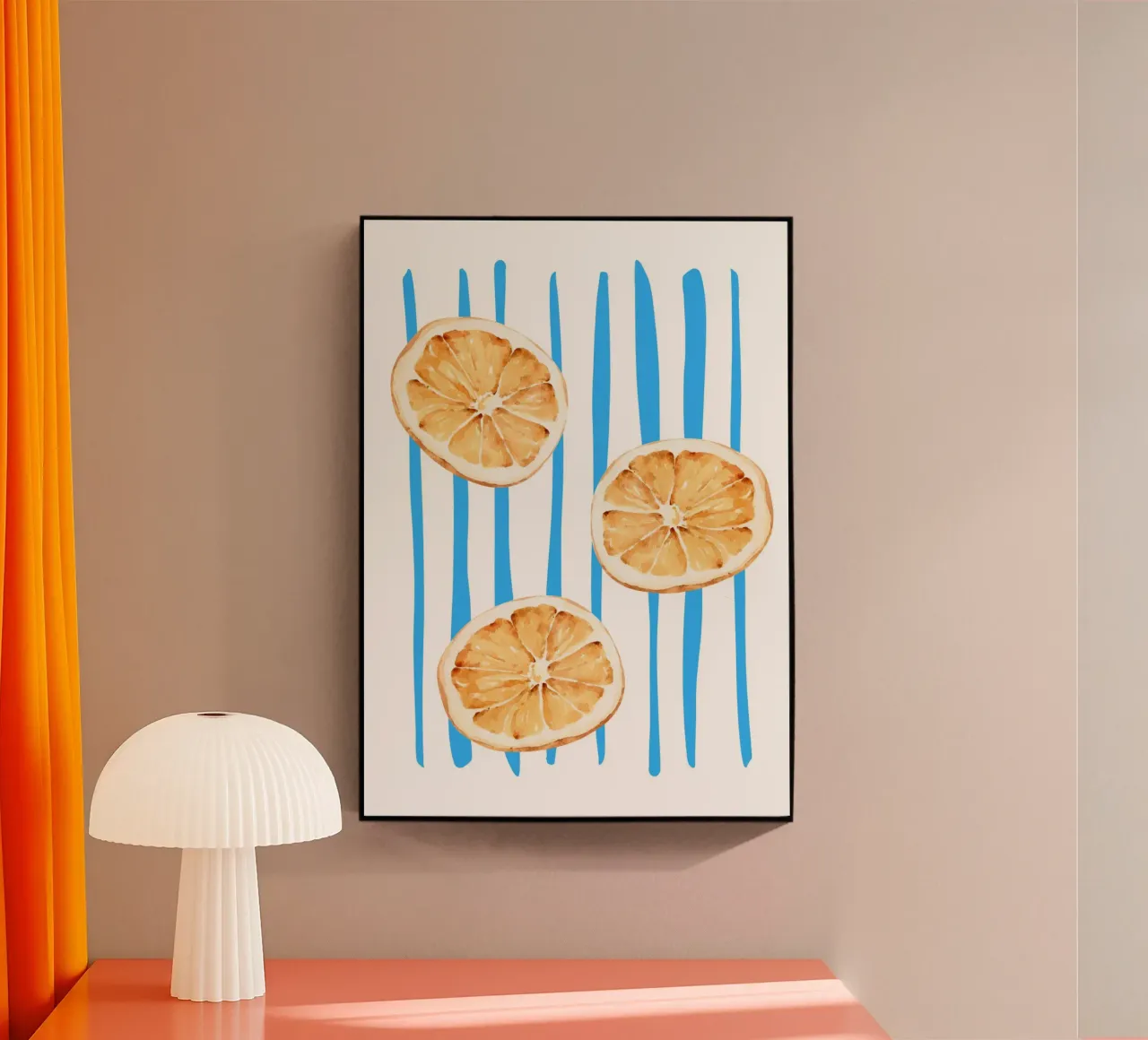 Oranges plexiglas de PinkCandyWalls