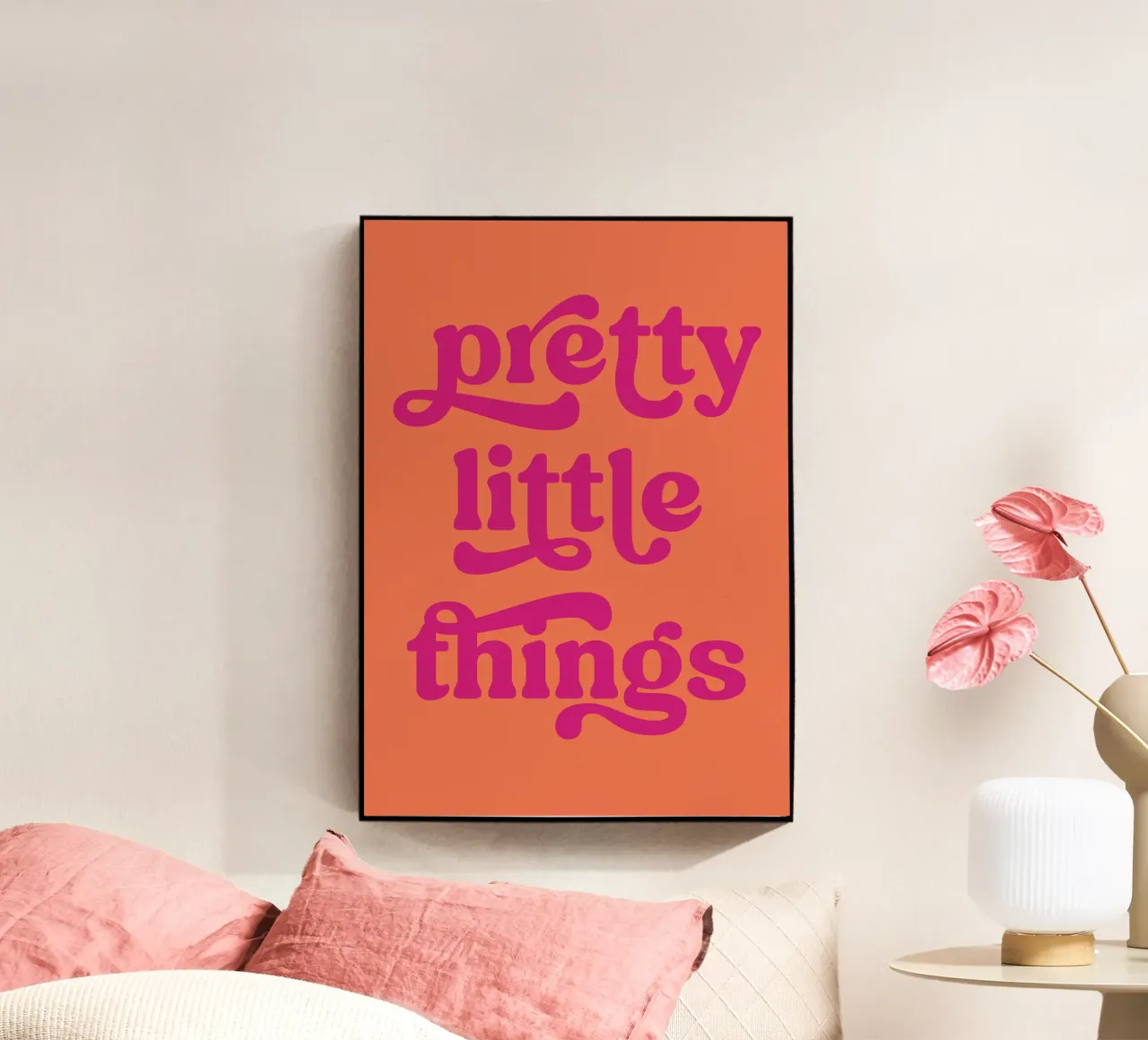 Pretty little things plexiglass da PinkCandyWalls