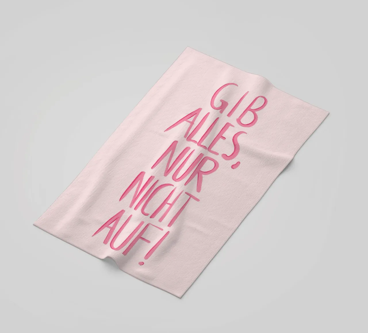 Gib alles - rosa telo mare da BAINAI QUOTES
