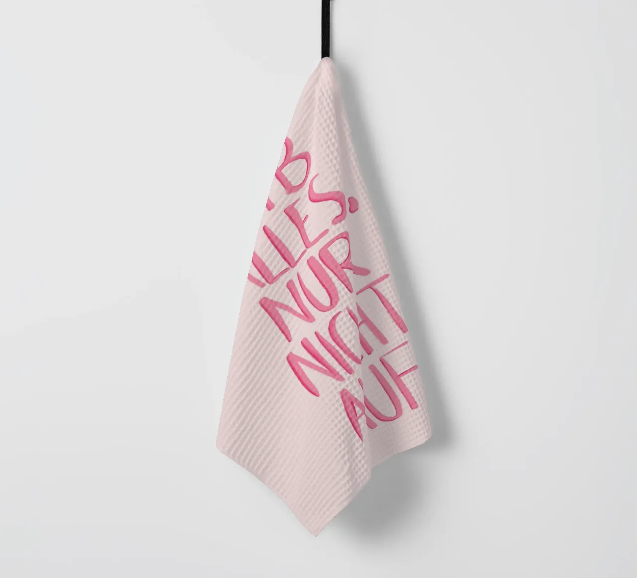 Gib alles - rosa canovaccio da cucina da BAINAI QUOTES