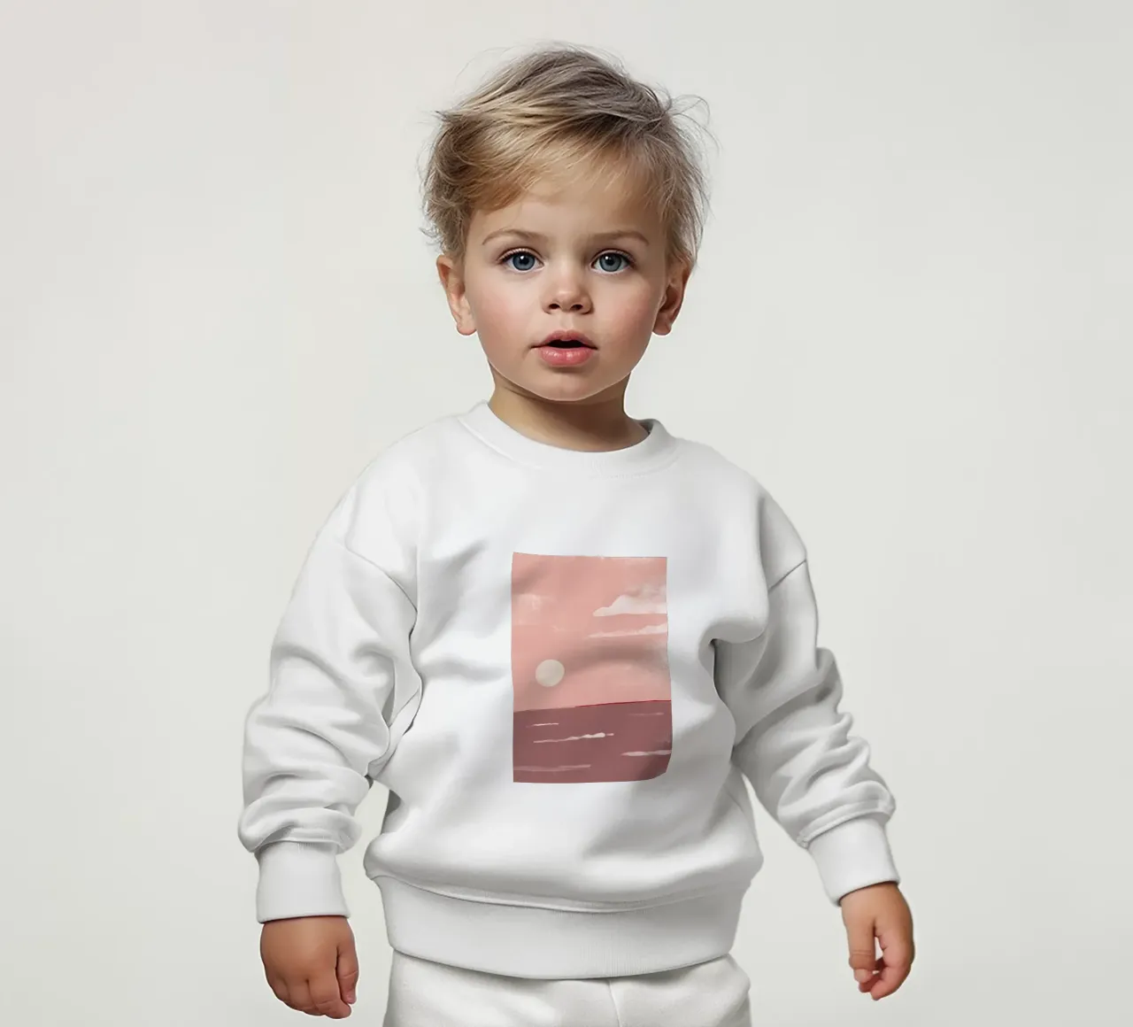 Coast mauve felpa neonato da BAINAI