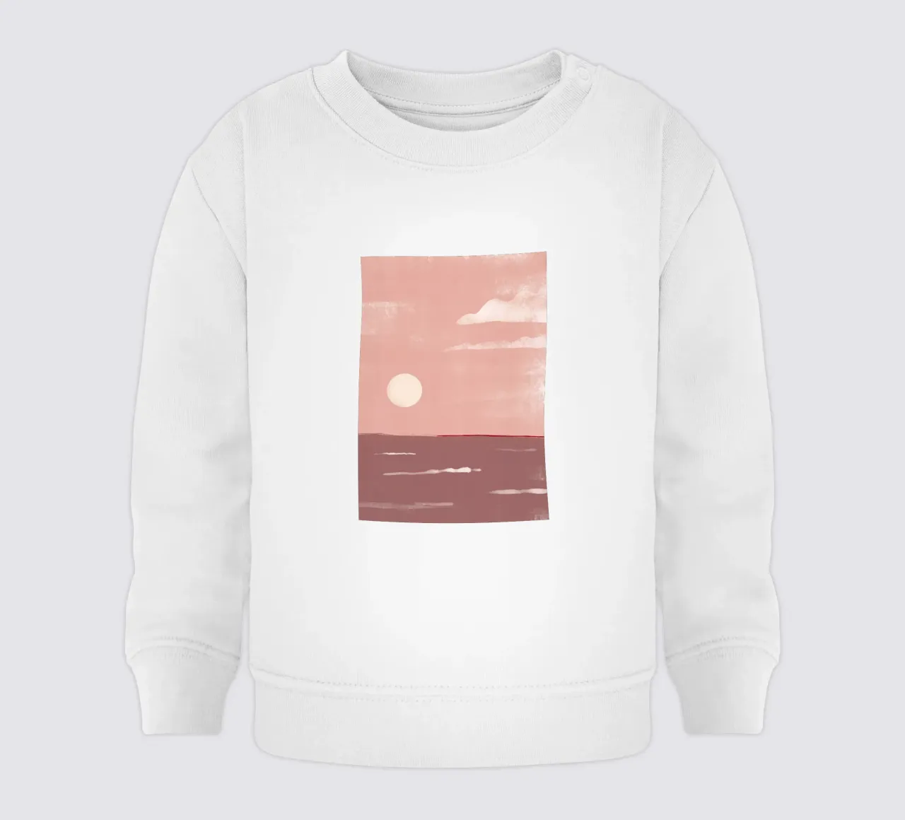 Coast mauve felpa neonato da BAINAI