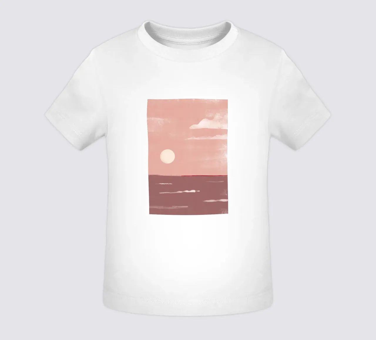 Coast mauve maglietta neonato da BAINAI