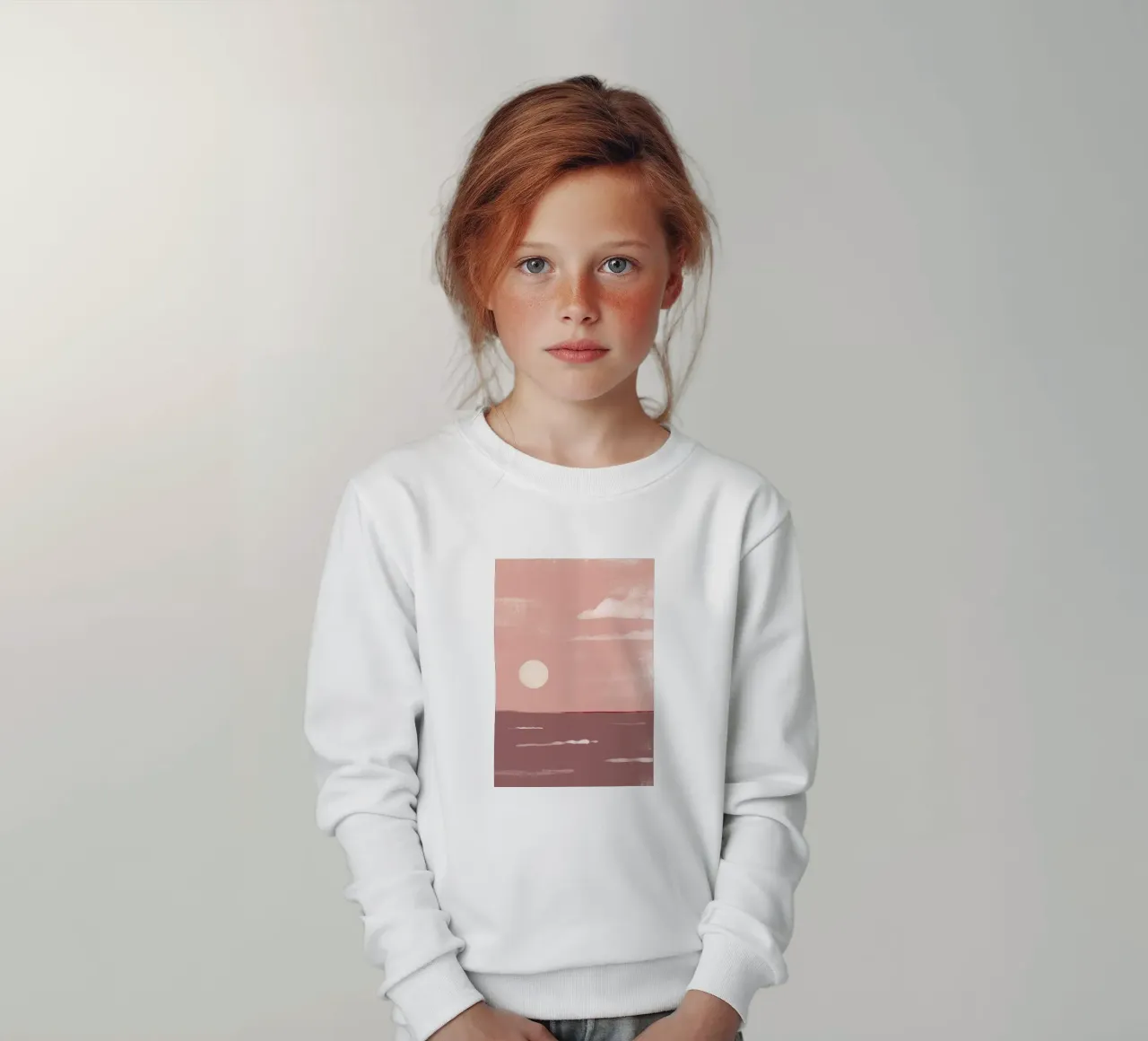 Coast mauve felpa bambino da BAINAI