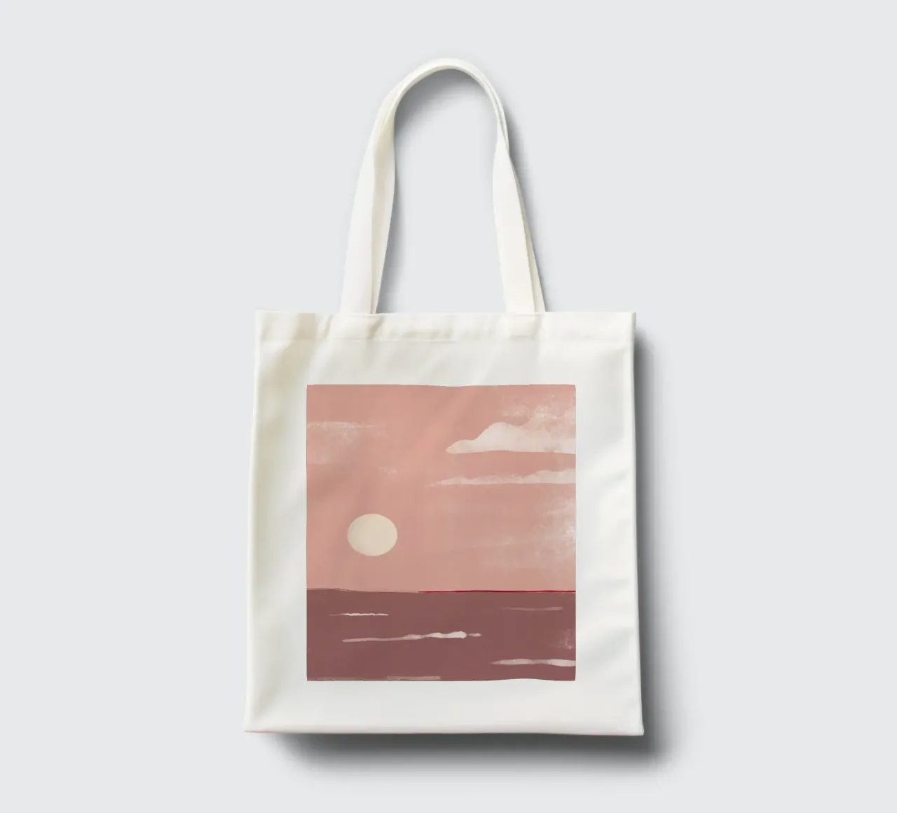 Coast mauve borsa in juta da BAINAI