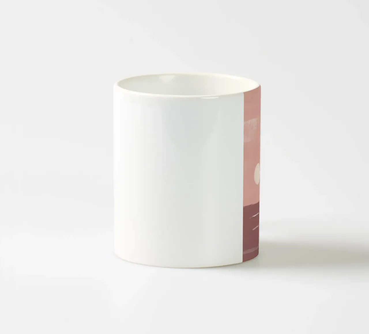 Coast mauve tazza in ceramica da BAINAI