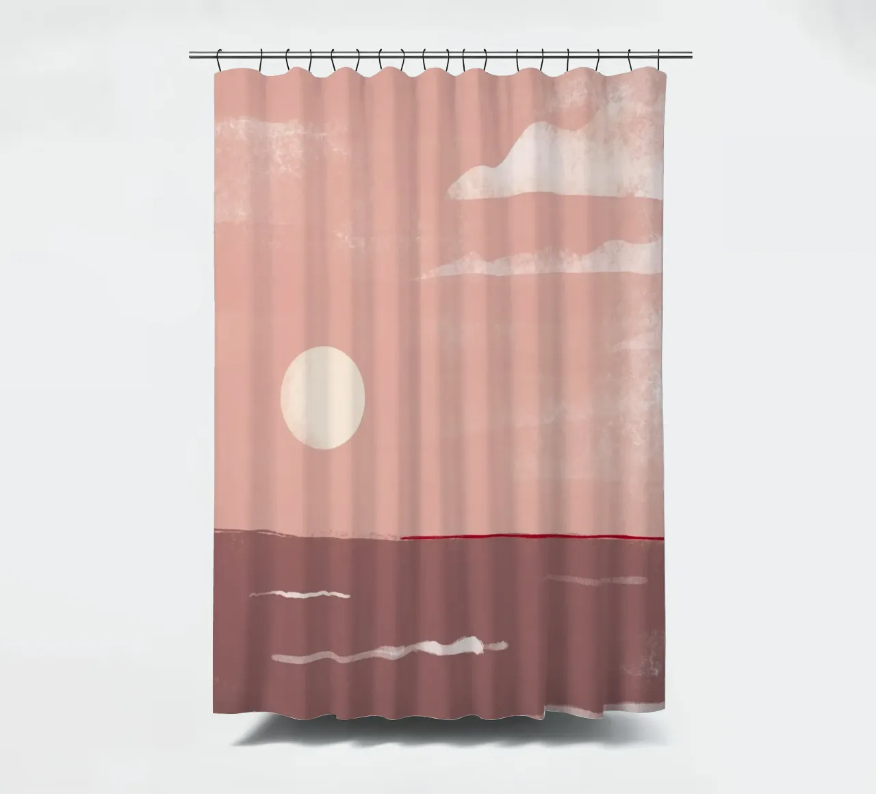 Coast mauve tenda da doccia da BAINAI