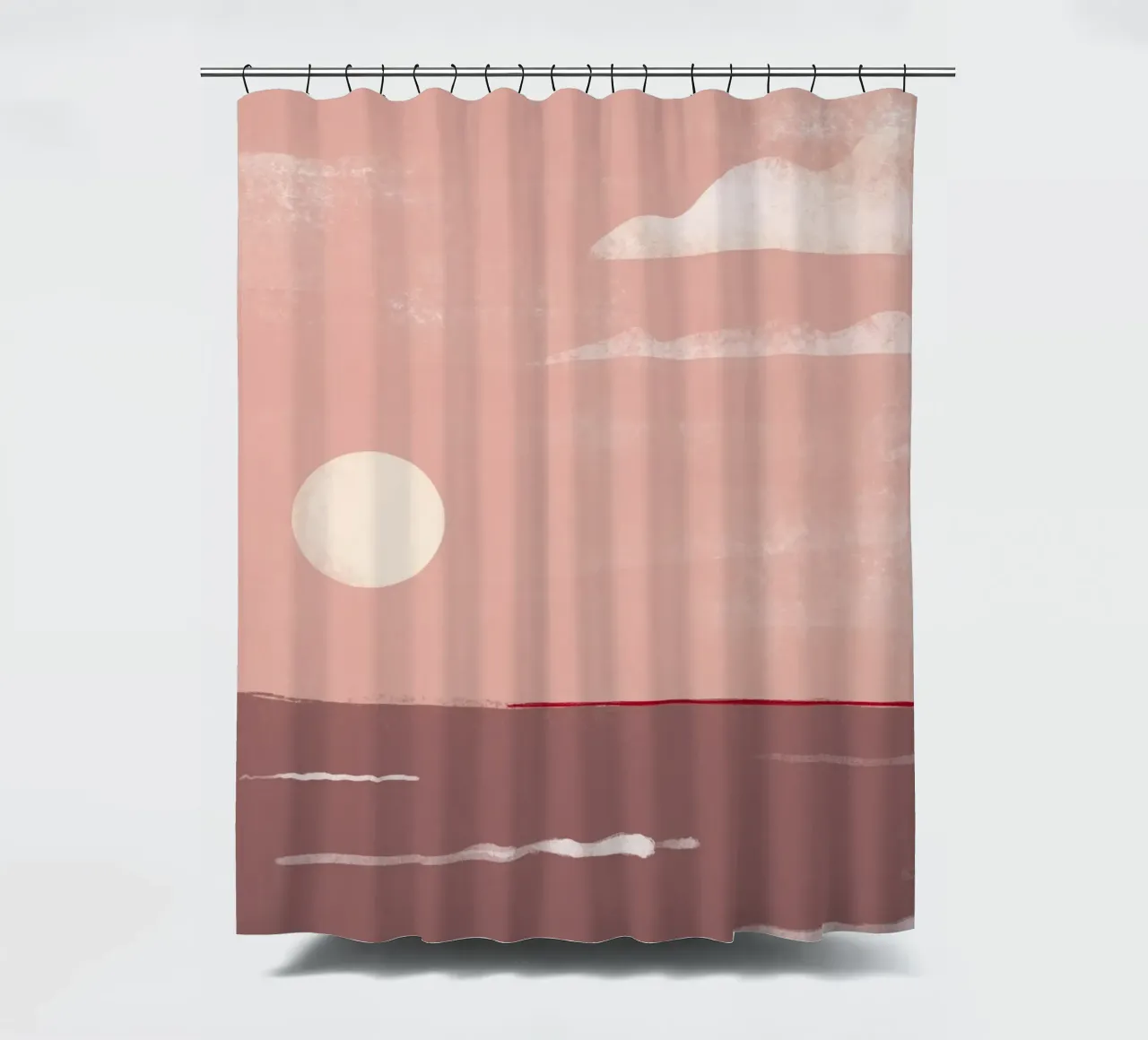 Coast mauve tenda da doccia da BAINAI