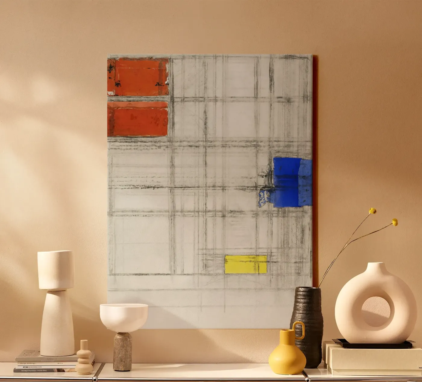 Study for a Composition canvas van vintageshop