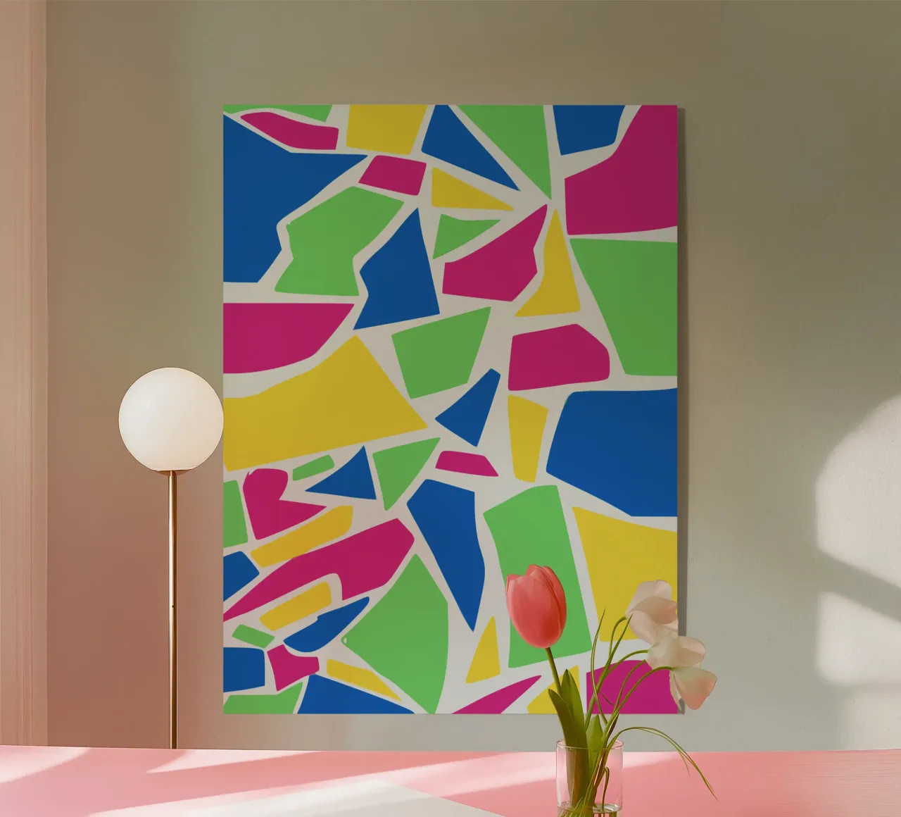 Fragmentos abstractos metacrilato de Little Dean