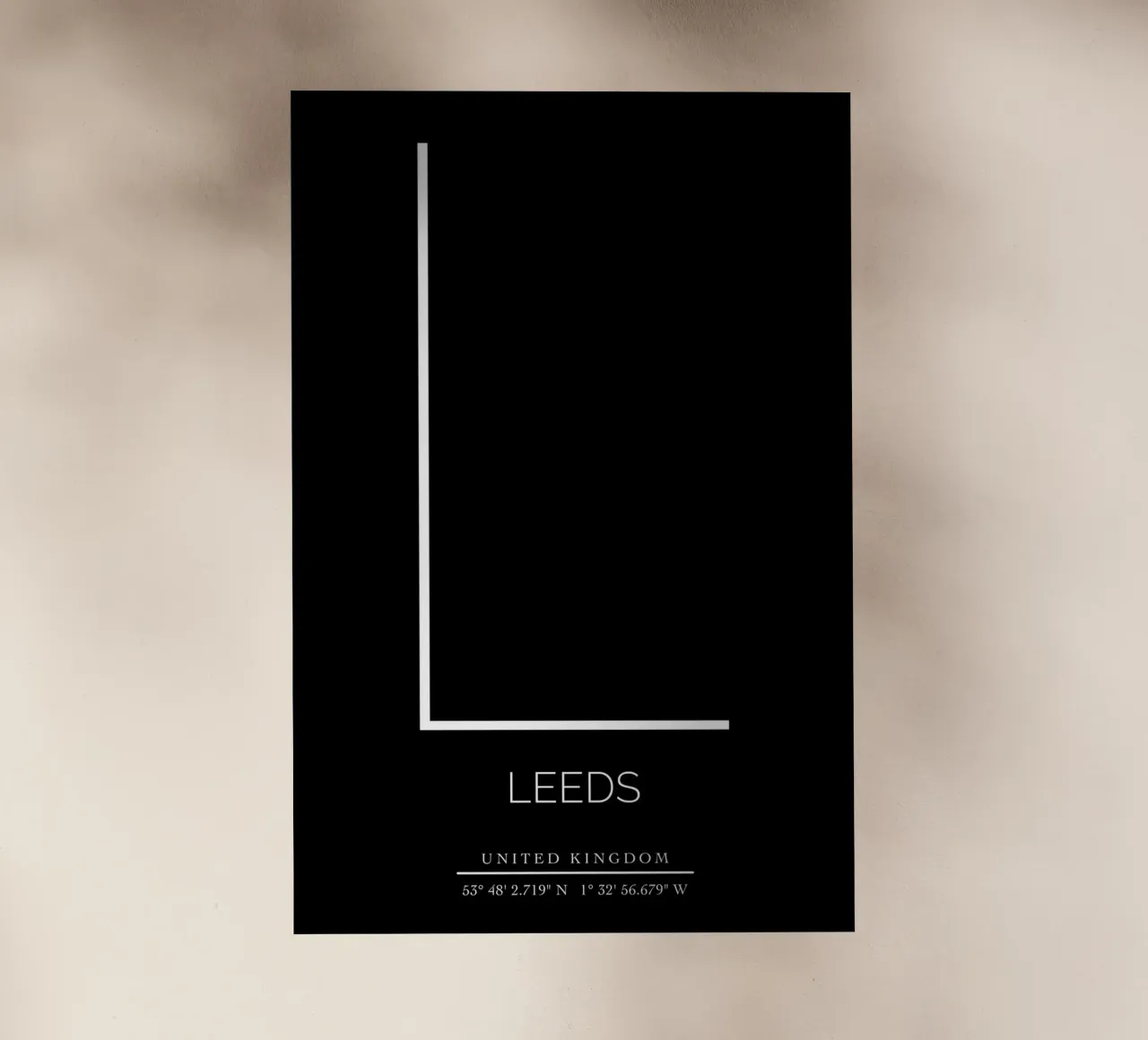 LEEDS - black pellicola backlit da CityLights