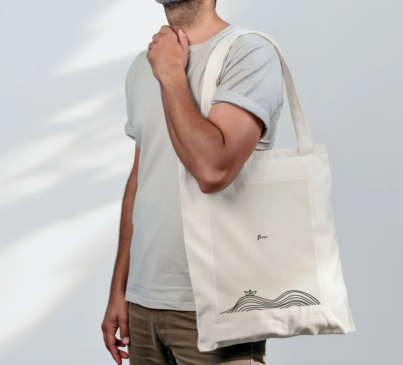 Flow borsa in juta da PurePeachStudio