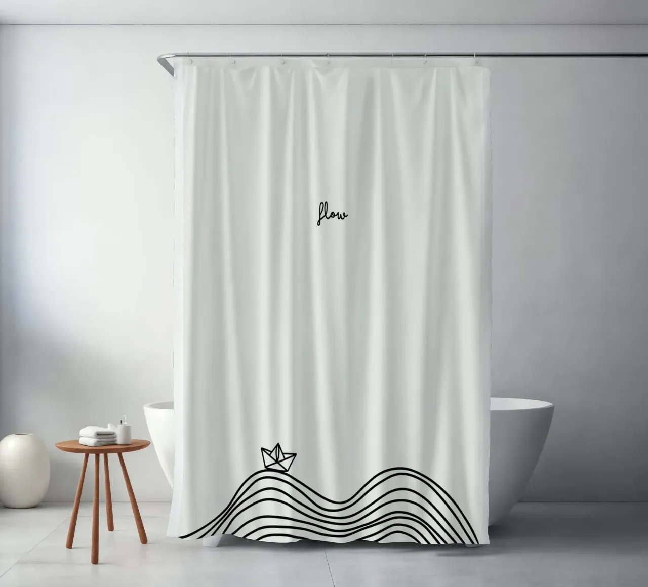 Flow Duschvorhang von PurePeachStudio