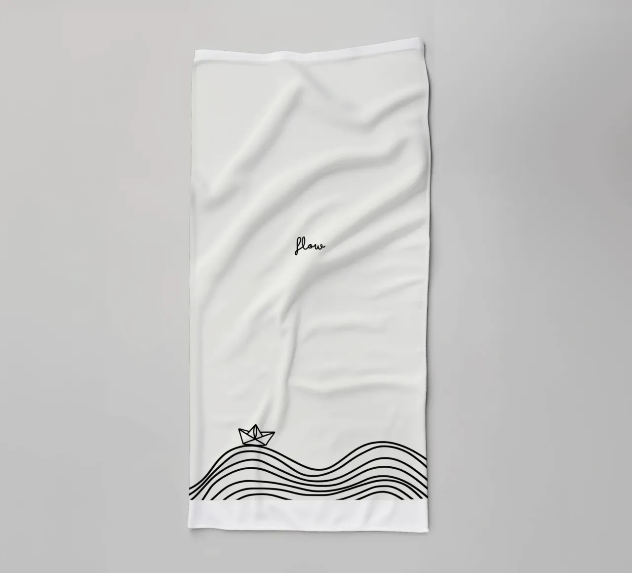 Flow badhanddoek van PurePeachStudio