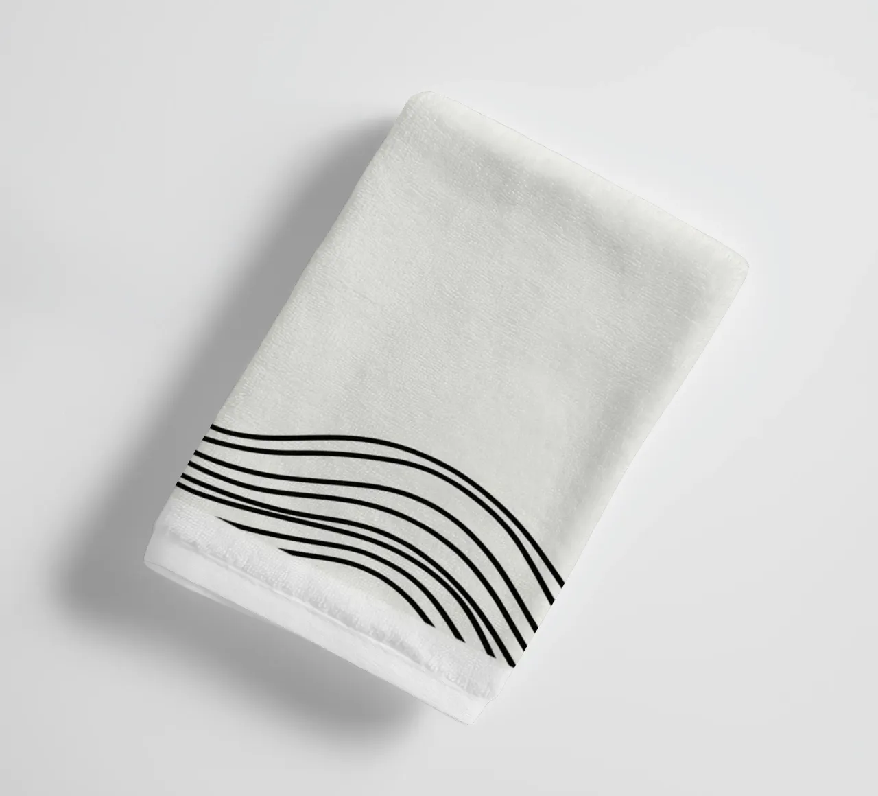 Flow badhanddoek van PurePeachStudio