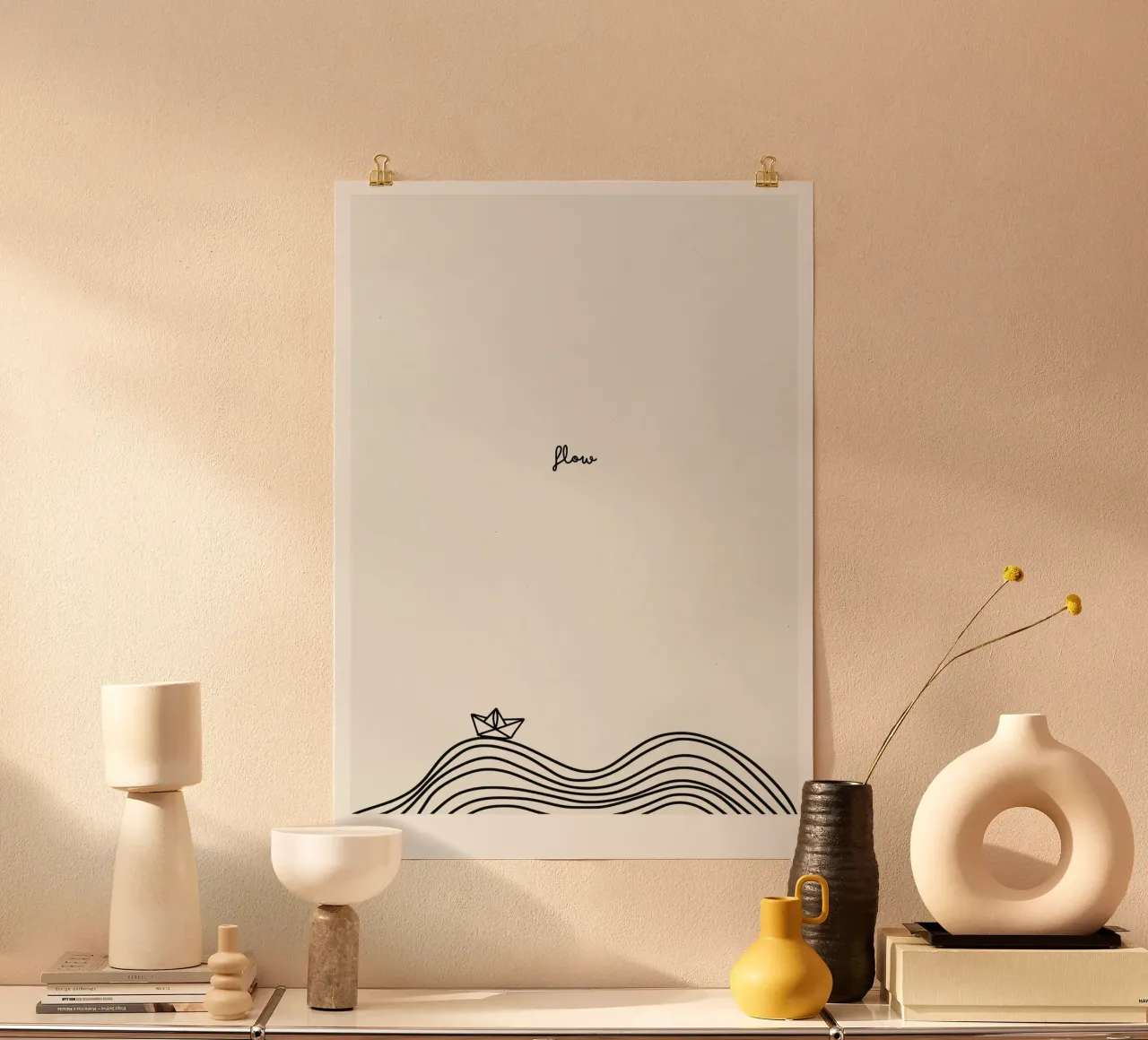 Flow poster da PurePeachStudio