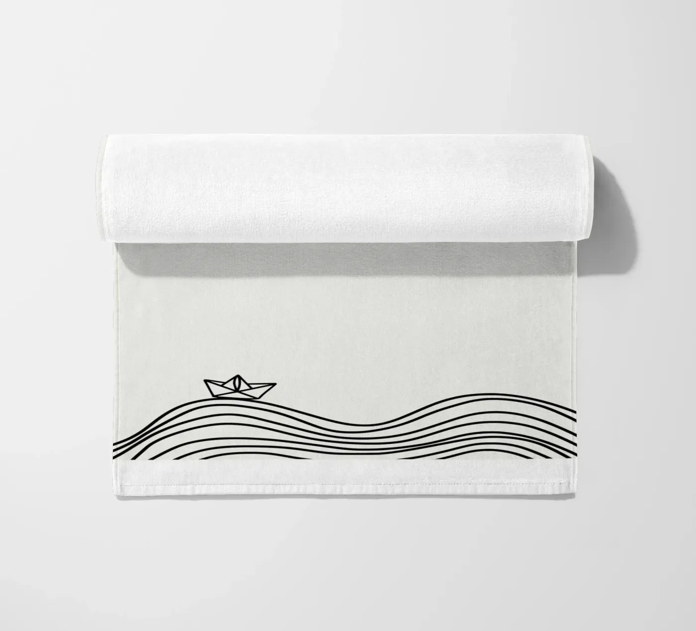 Flow beach towel by PurePeachStudio