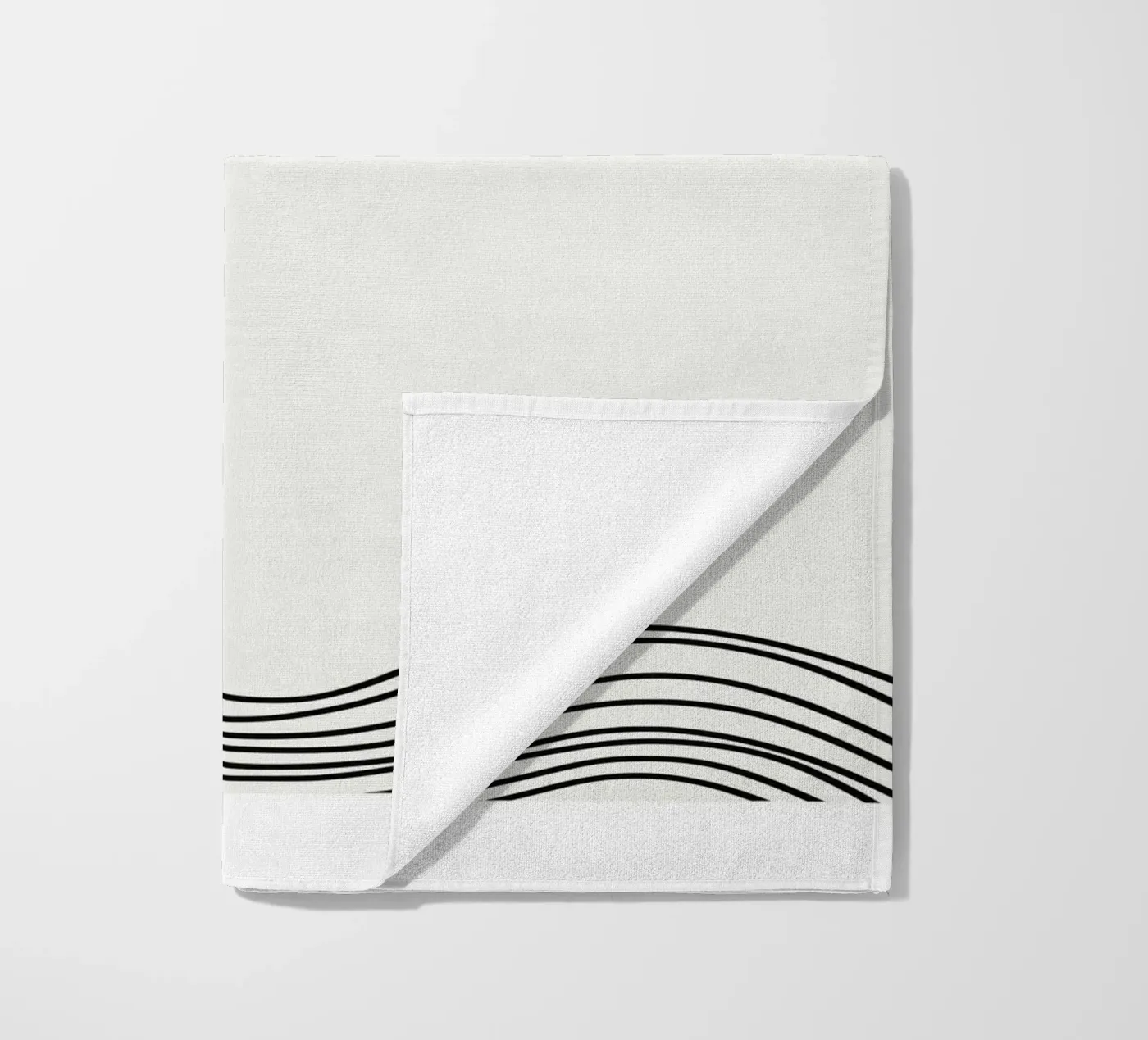 Flow beach towel by PurePeachStudio